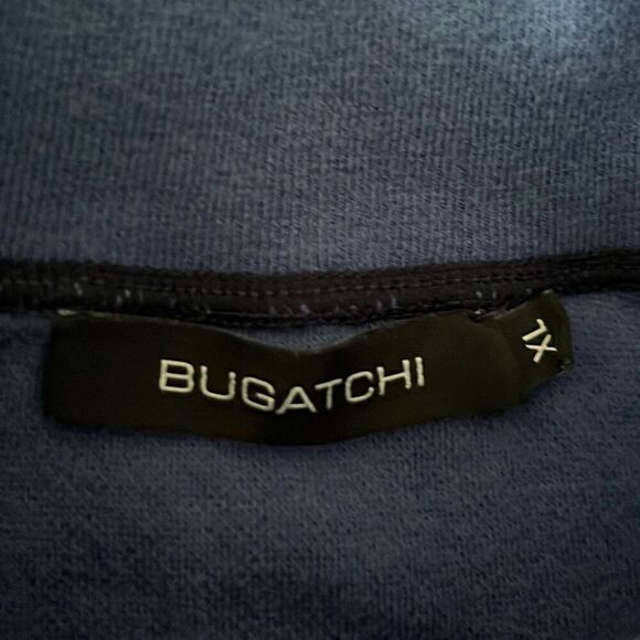 Bugatchi Reversible Cotton 1/4 Zip Pullover Sweatshirt Sz. XL - Picture 3 of 12